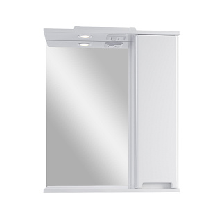 Шкаф зеркальный для ванной SanStar Ориана, 70 см, белый