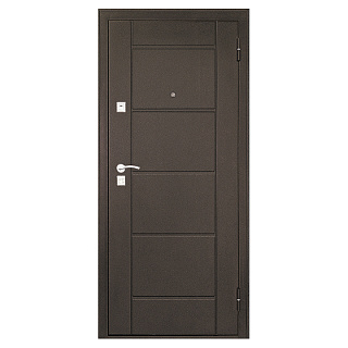 Дверь входная Форпост 73 правая, 2050 х 960 мм, беленый дуб