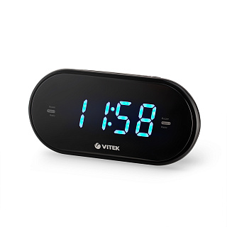 Радиочасы VITEK VT-6602 с будильником