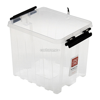 Ящик с крышкой Roxbox, 21 х 17 х 18 см, 4,5 л, прозрачный