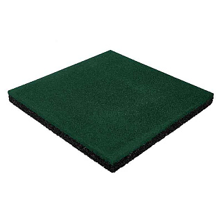 Плитка тротуарная резиновая Vitolit 500 х 500 х 30 мм, полнотелая, зеленая