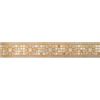 Панель ПВХ Регул Декопан Фриз Медальон коричневый, коричневая, 957 х 146 х 0,4 мм